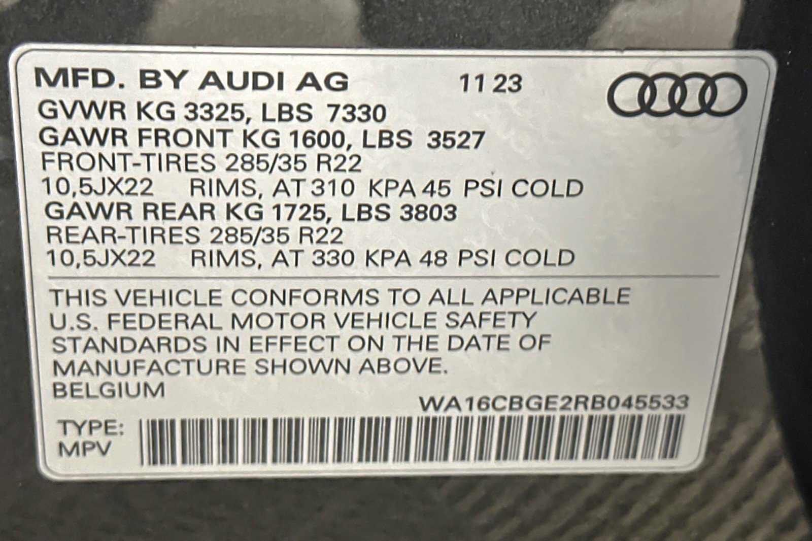 Certified 2024 Audi Q8 e-tron Prestige w/ Prestige Package image 28