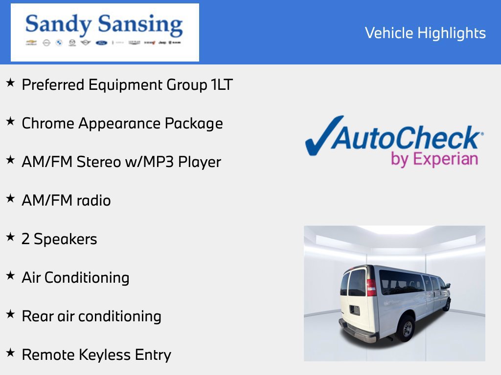 Used 2019 Chevrolet Express 3500 LT w/ LT Preferred Equipment Group RWD image 7