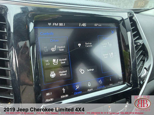 Used 2019 Jeep Cherokee Limited w/ Luxury Group AWD/4WD image 26