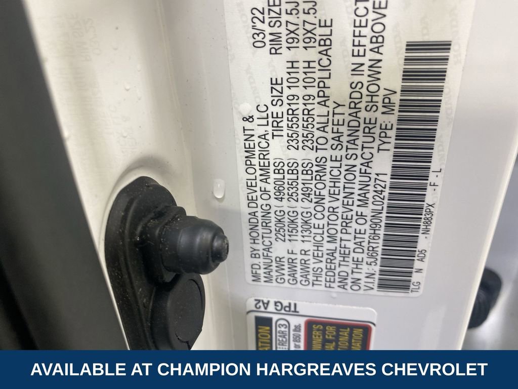 Used 2022 Honda CR-V Touring image 42