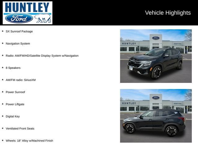 Used 2025 Kia Seltos SX w/ SX Sunroof Package AWD/4WD image 2