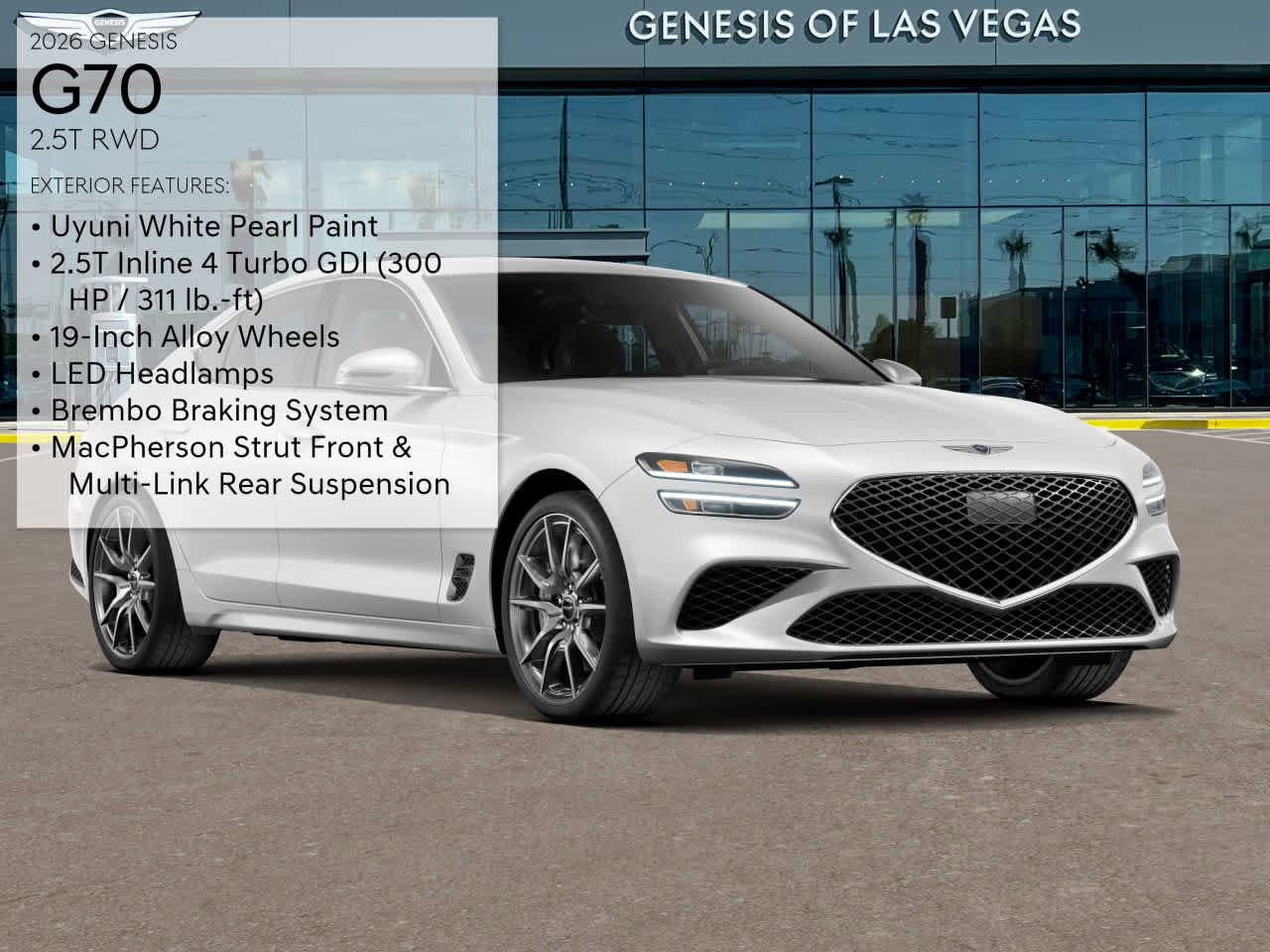 New 2026 Genesis G70 2.5T image 3
