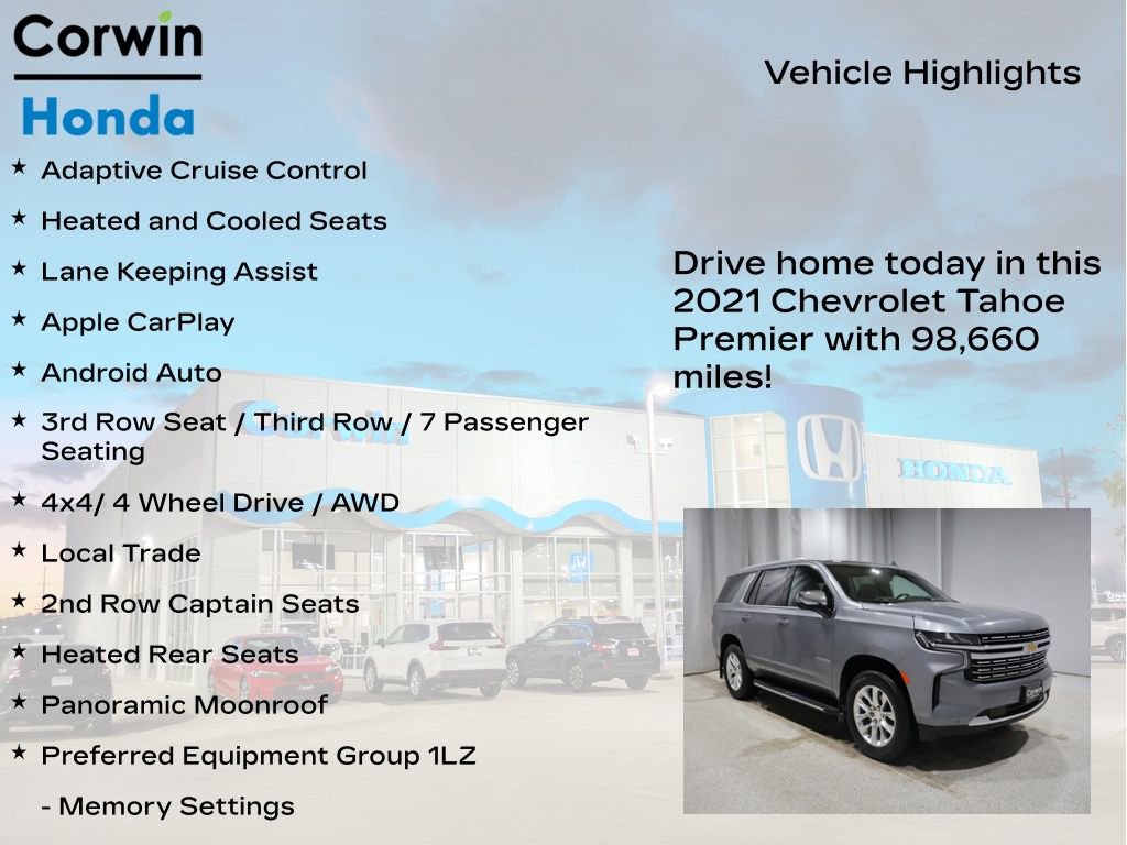 Used 2021 Chevrolet Tahoe Premier w/ Premium Package image 6