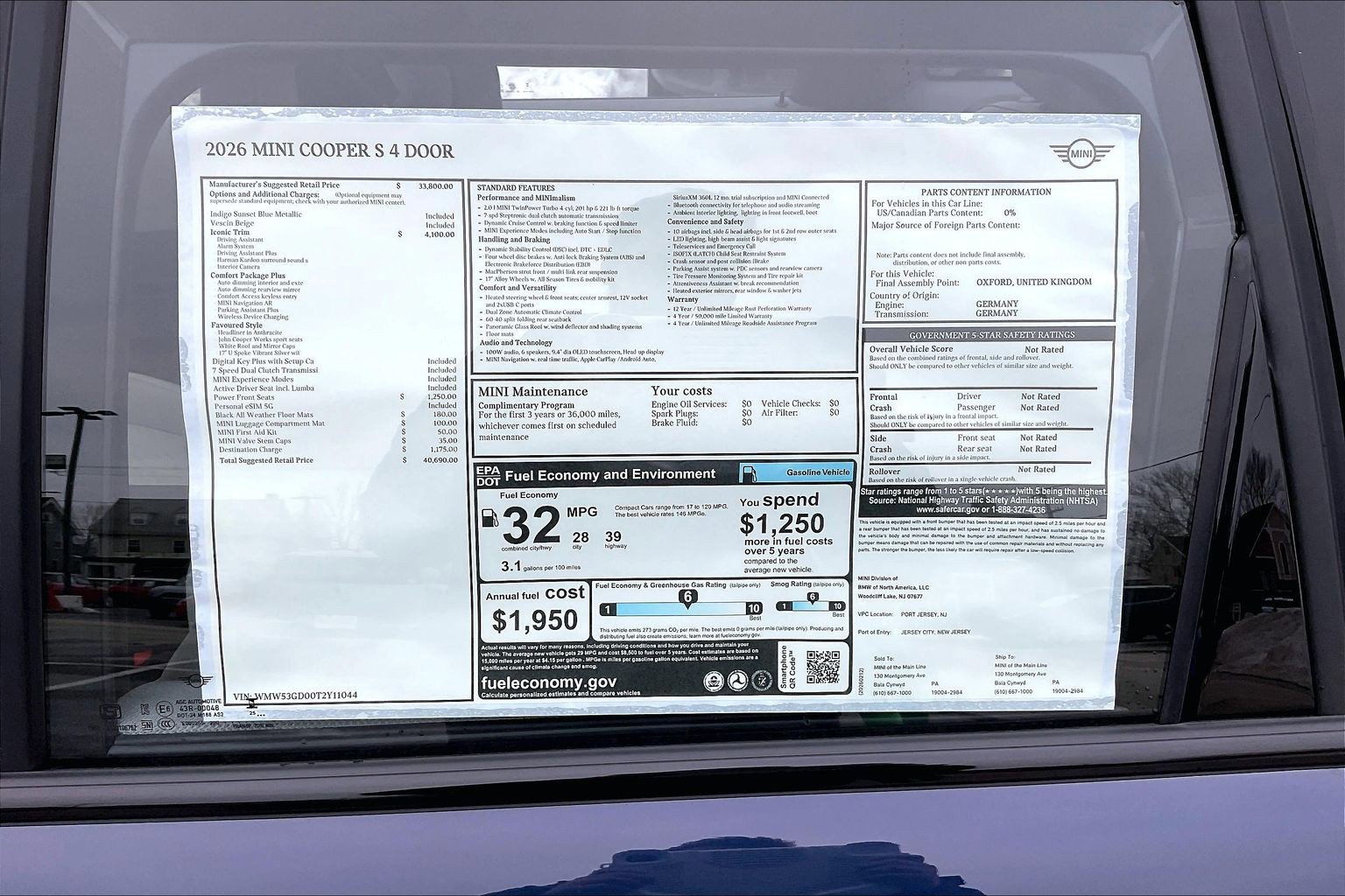 New 2026 MINI Cooper S FWD image 14