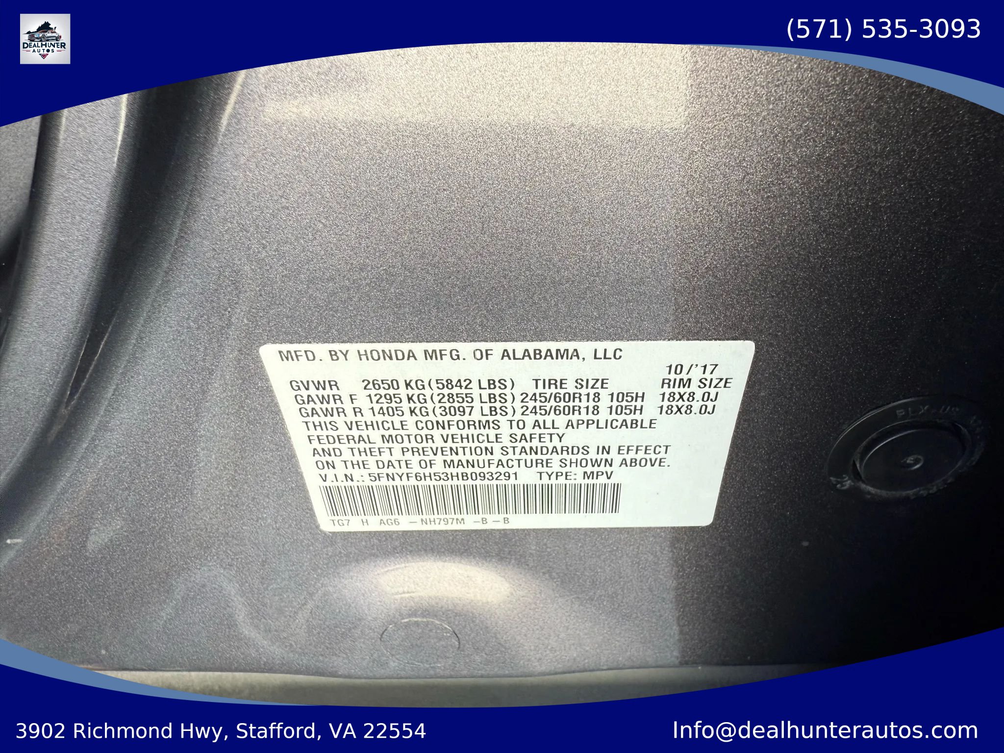 Used 2017 Honda Pilot EX-L image 33