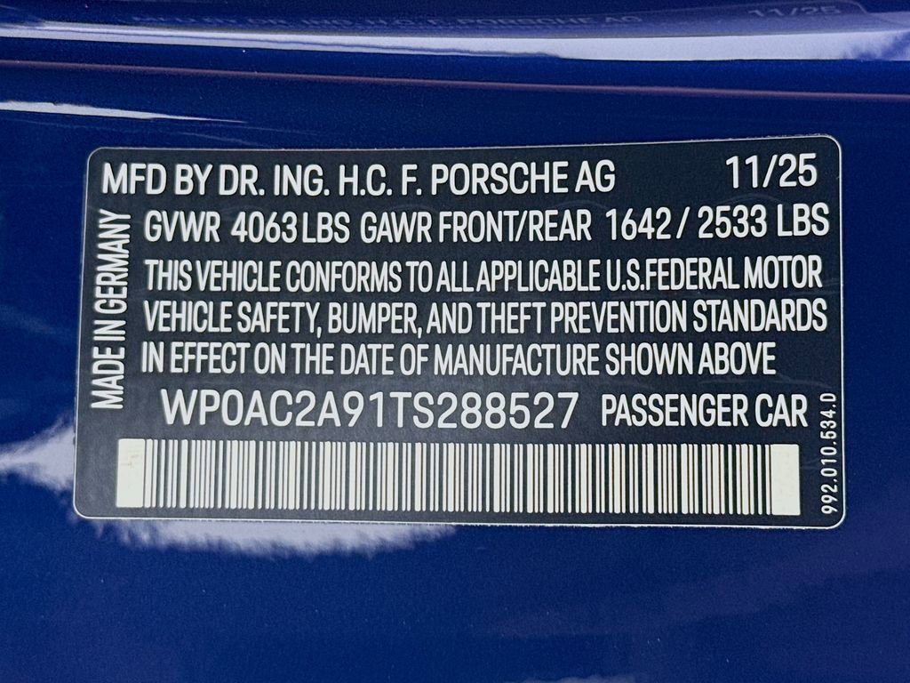 Certified 2026 Porsche 911 GT3 RWD image 34