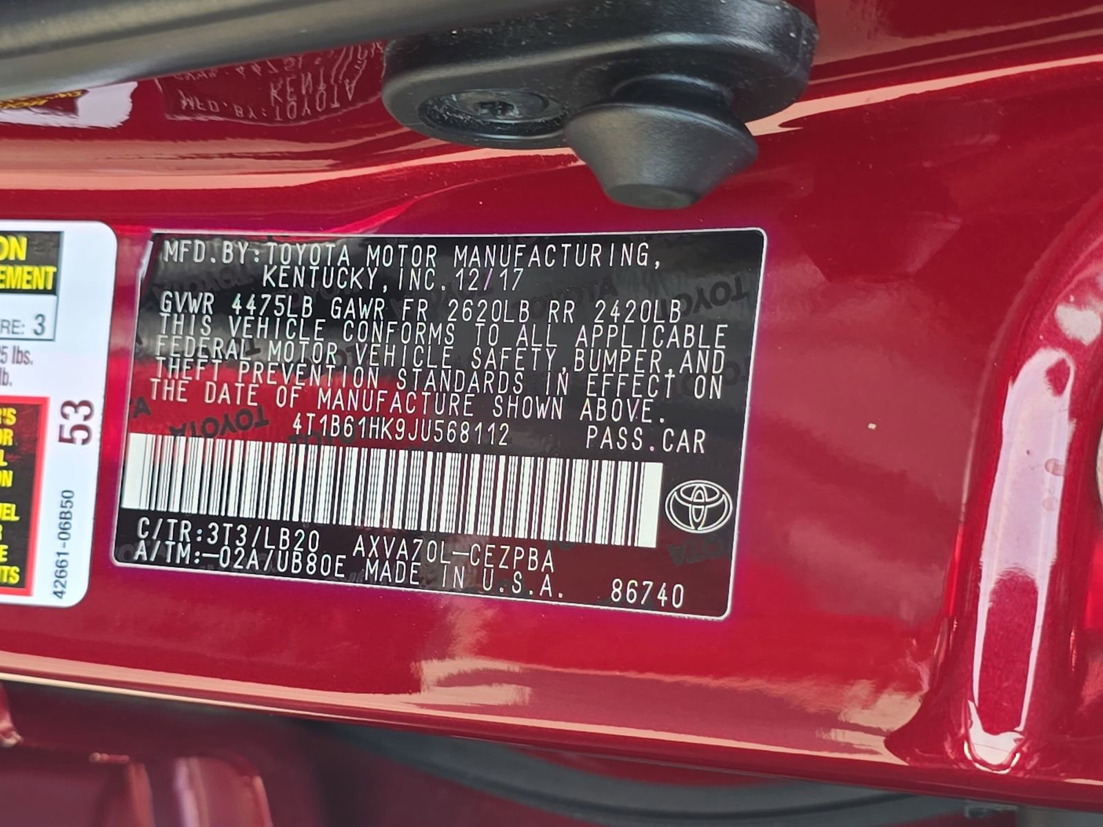 Used 2018 Toyota Camry XSE image 41