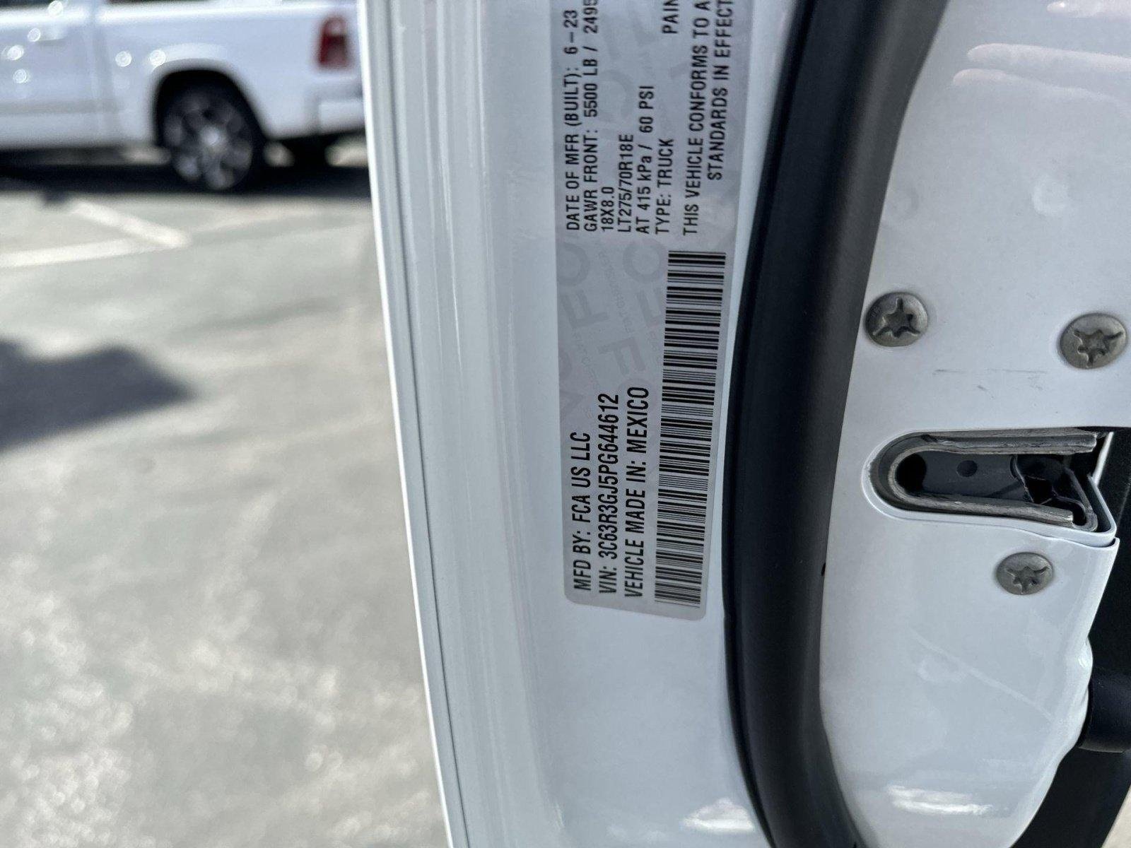New 2023 RAM 3500 Tradesman AWD/4WD image 17