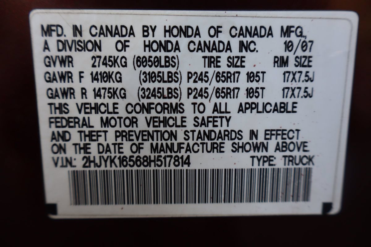 Used 2008 Honda Ridgeline RTL image 45