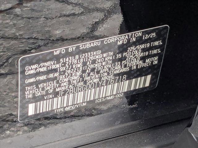 New 2026 Subaru Outback Limited XT image 19