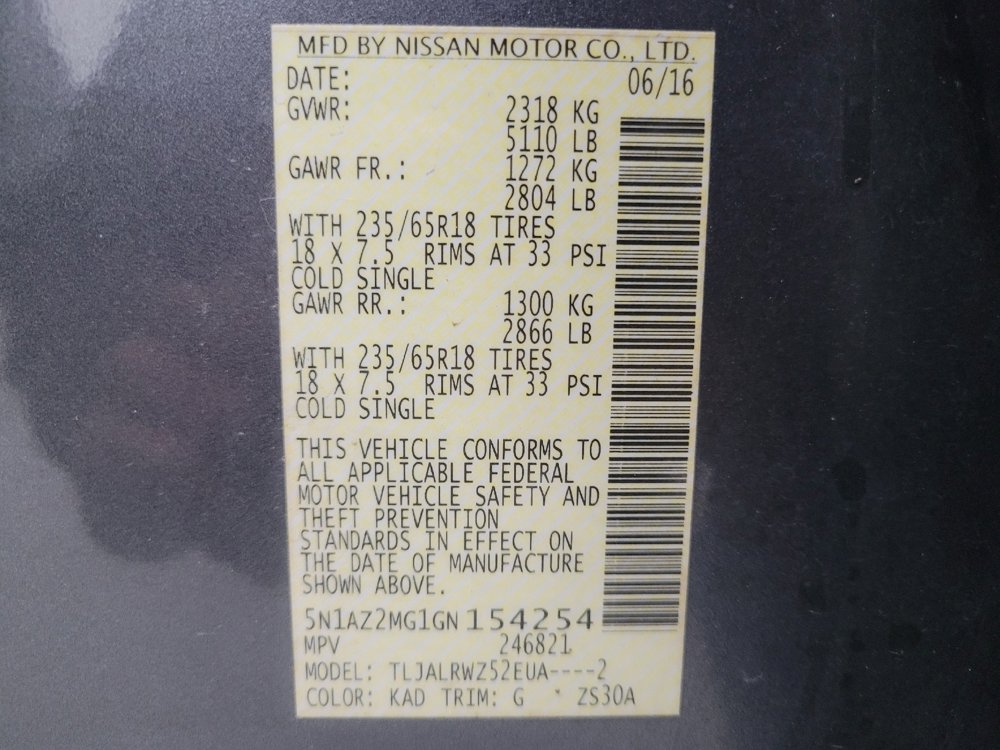 Used 2016 Nissan Murano SL image 33