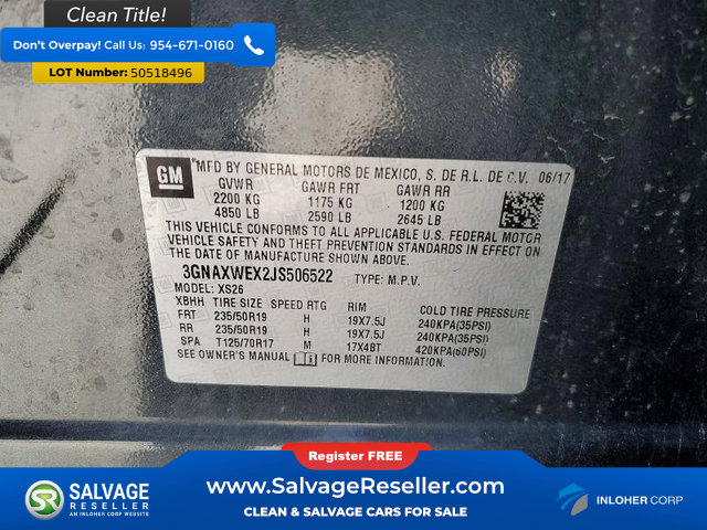 Used 2018 Chevrolet Equinox Premier AWD/4WD image 17
