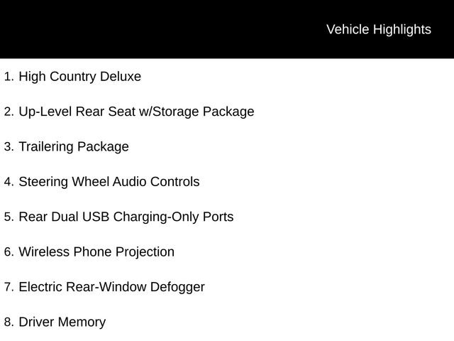 Used 2022 Chevrolet Silverado 1500 High Country w/ LPO, Dark Essentials Package image 8