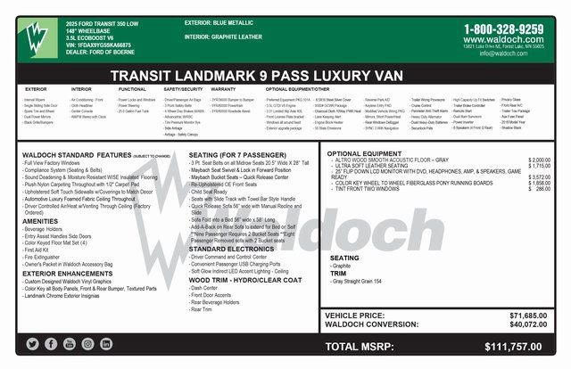 New 2025 Ford Transit 350 XLT w/ Upfitter Package AWD/4WD image 3