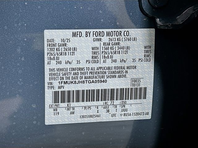 New 2026 Ford Explorer Tremor image 34