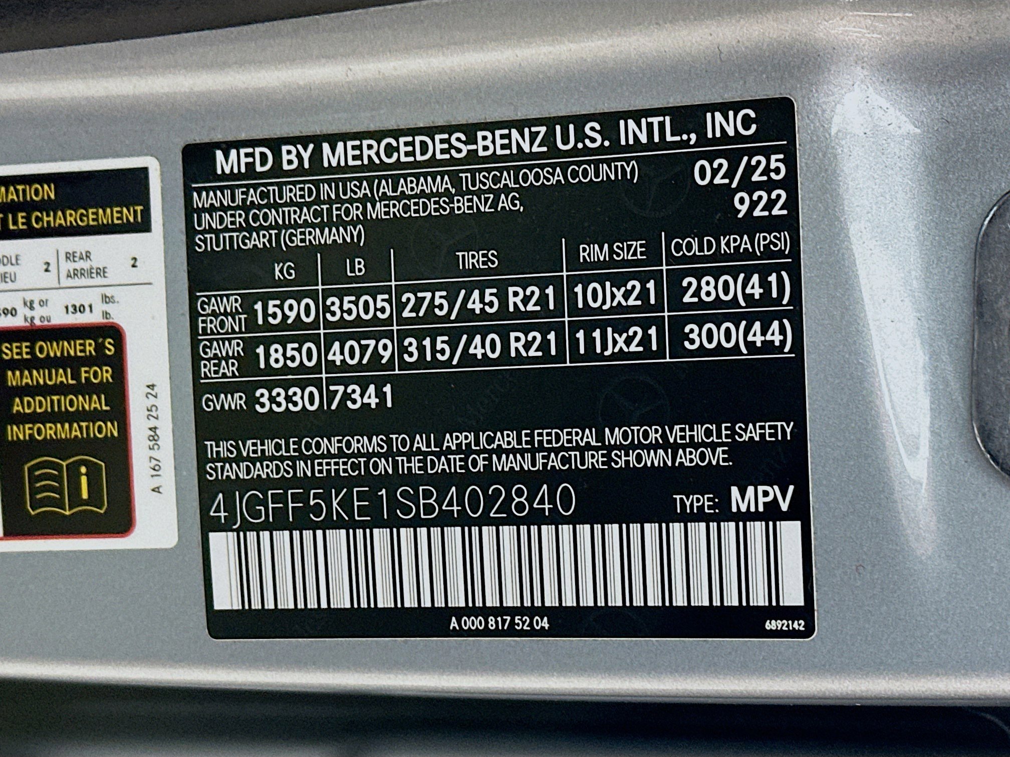 Certified 2025 Mercedes-Benz GLS 450 4MATIC image 35