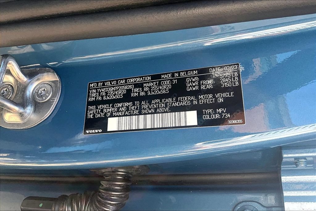 Certified 2023 Volvo C40 P8 Recharge Ultimate w/ Protection Package Premier AWD/4WD image 45