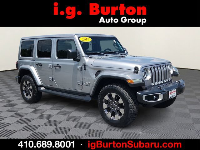 Used 2018 Jeep Wrangler Unlimited Sahara w/ Dual Top Group AWD/4WD image 1