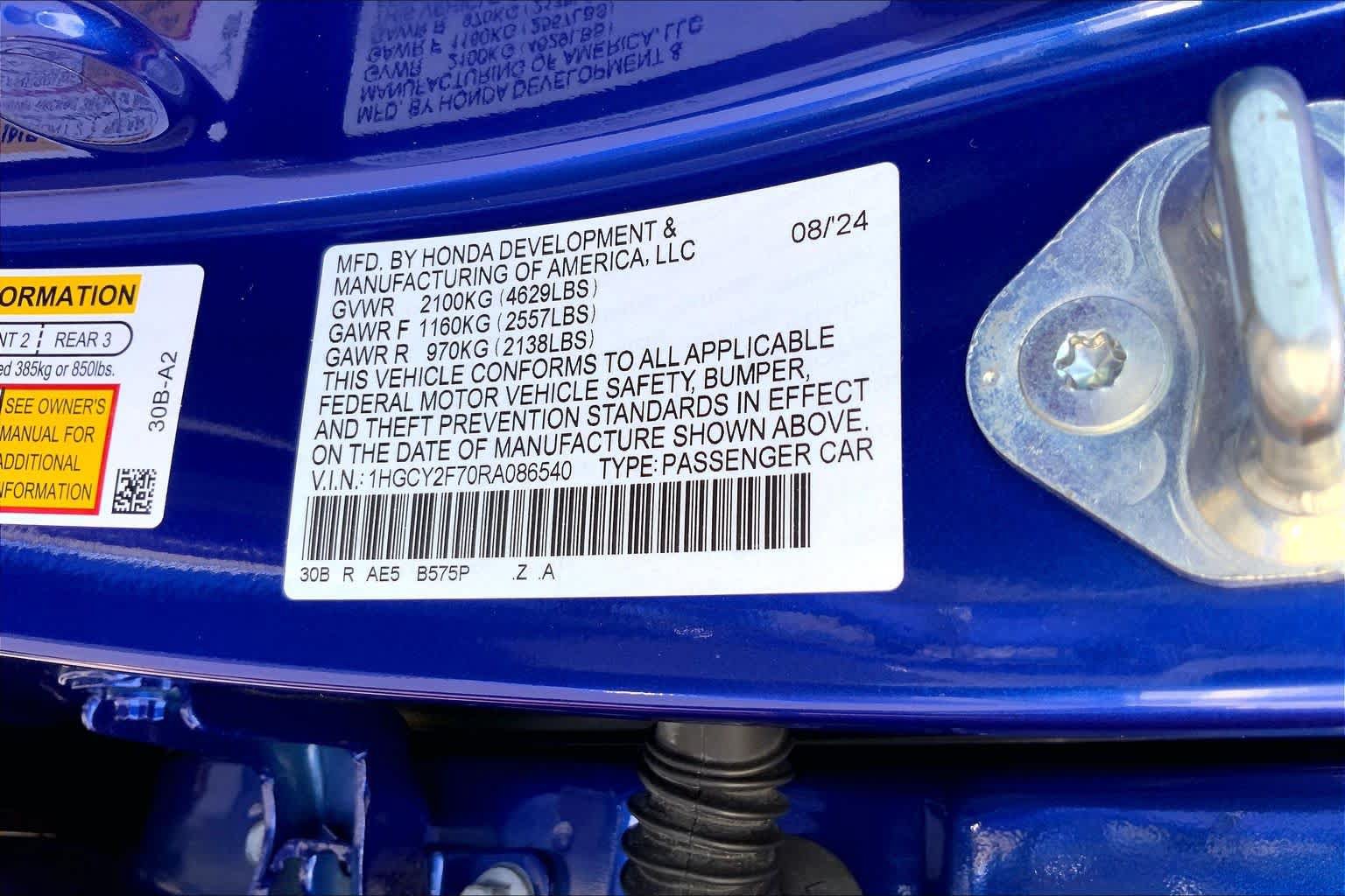 Used 2024 Honda Accord Sport image 36