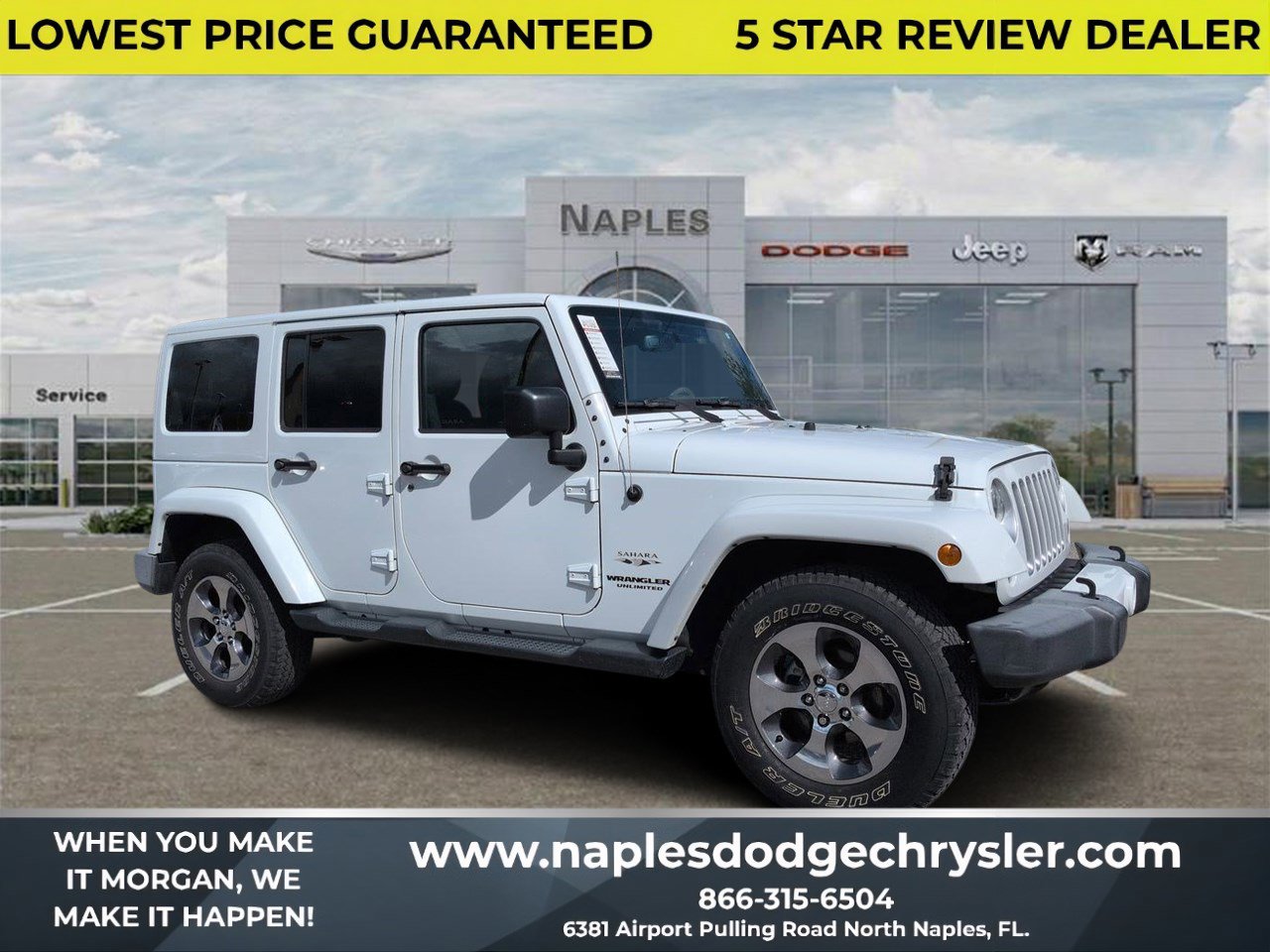 Used 2016 Jeep Wrangler Unlimited Sahara image 1