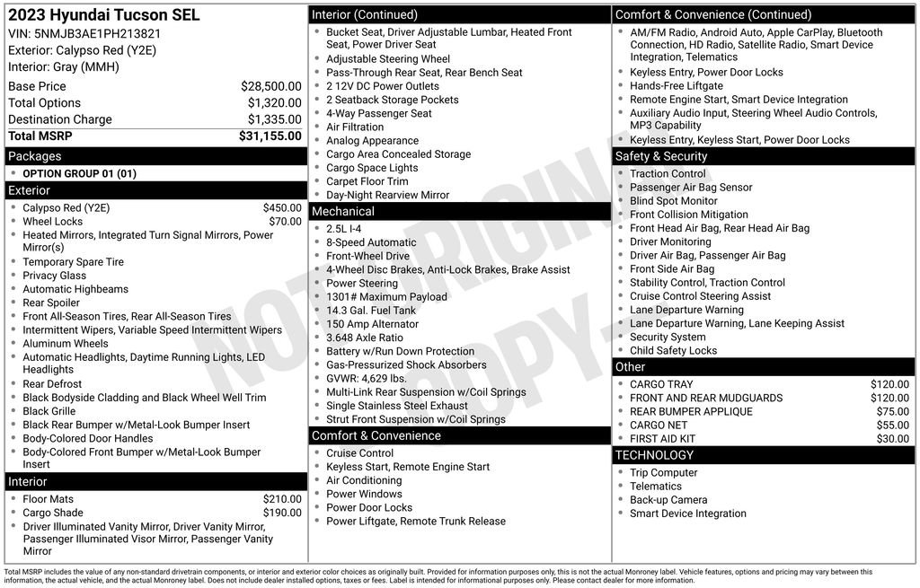 Used 2023 Hyundai Tucson SEL FWD image 4