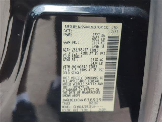 Used 2022 Nissan Frontier SV AWD/4WD image 23