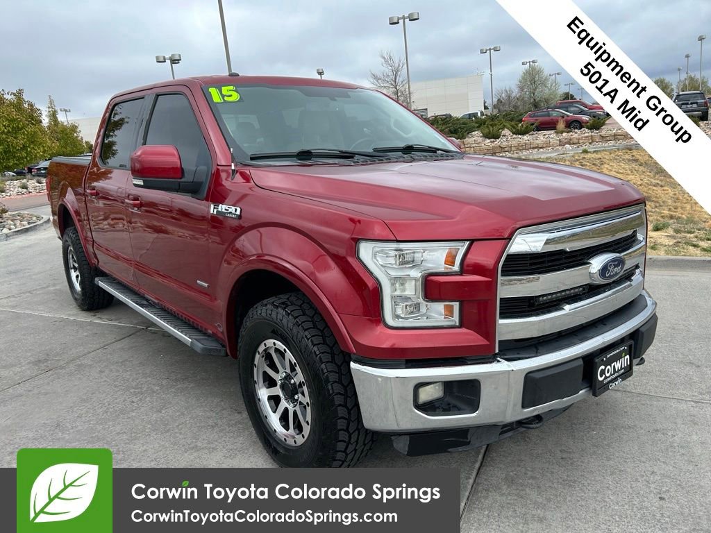 Used 2015 Ford F150 Lariat w/ Equipment Group 501A Mid AWD/4WD image 1