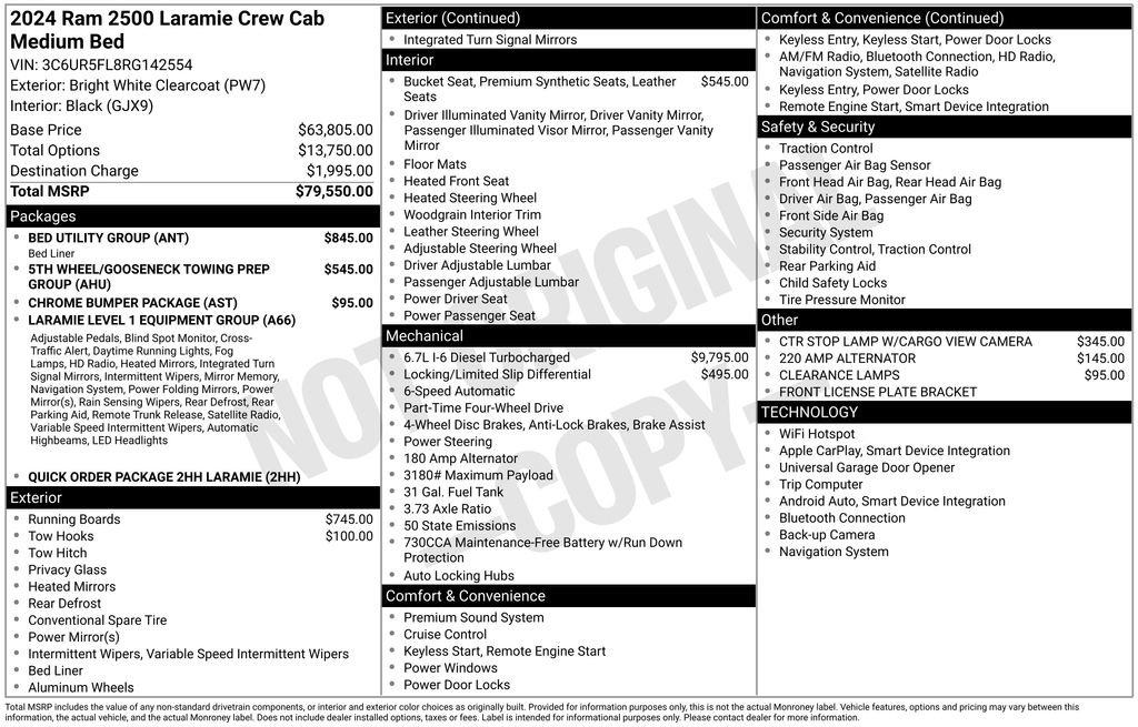 Used 2024 RAM 2500 Laramie w/ Bed Utility Group image 7