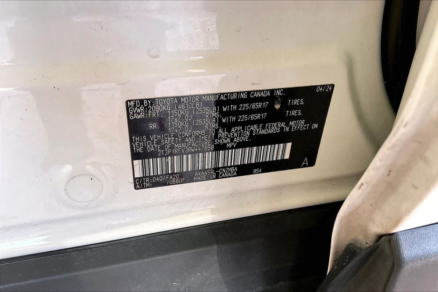 Used 2024 Toyota RAV4 XLE w/ Convenience Package AWD/4WD image 34