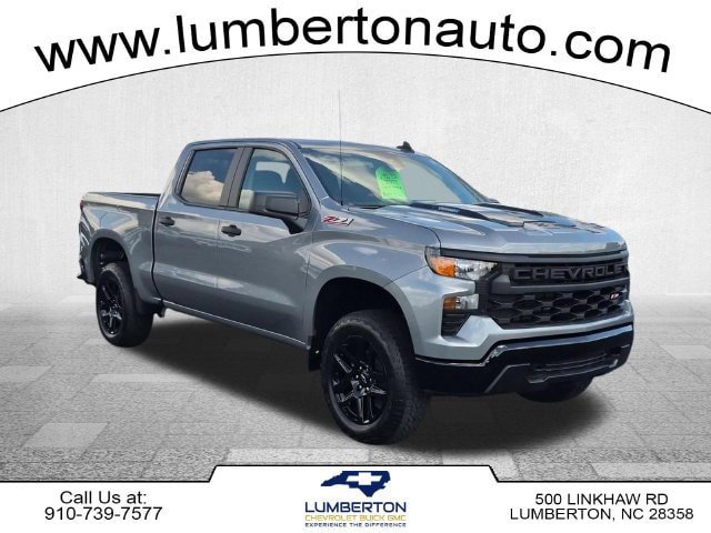 New 2026 Chevrolet Silverado 1500 Custom Trail Boss w/ Turbomax Blackout Package
