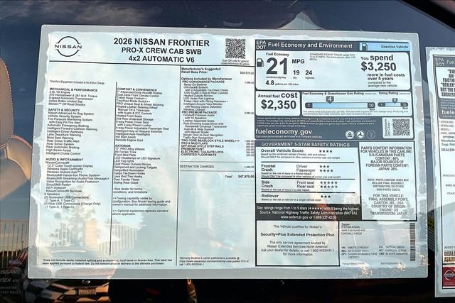 New 2026 Nissan Frontier Pro-X w/ Pro Premium Package image 14