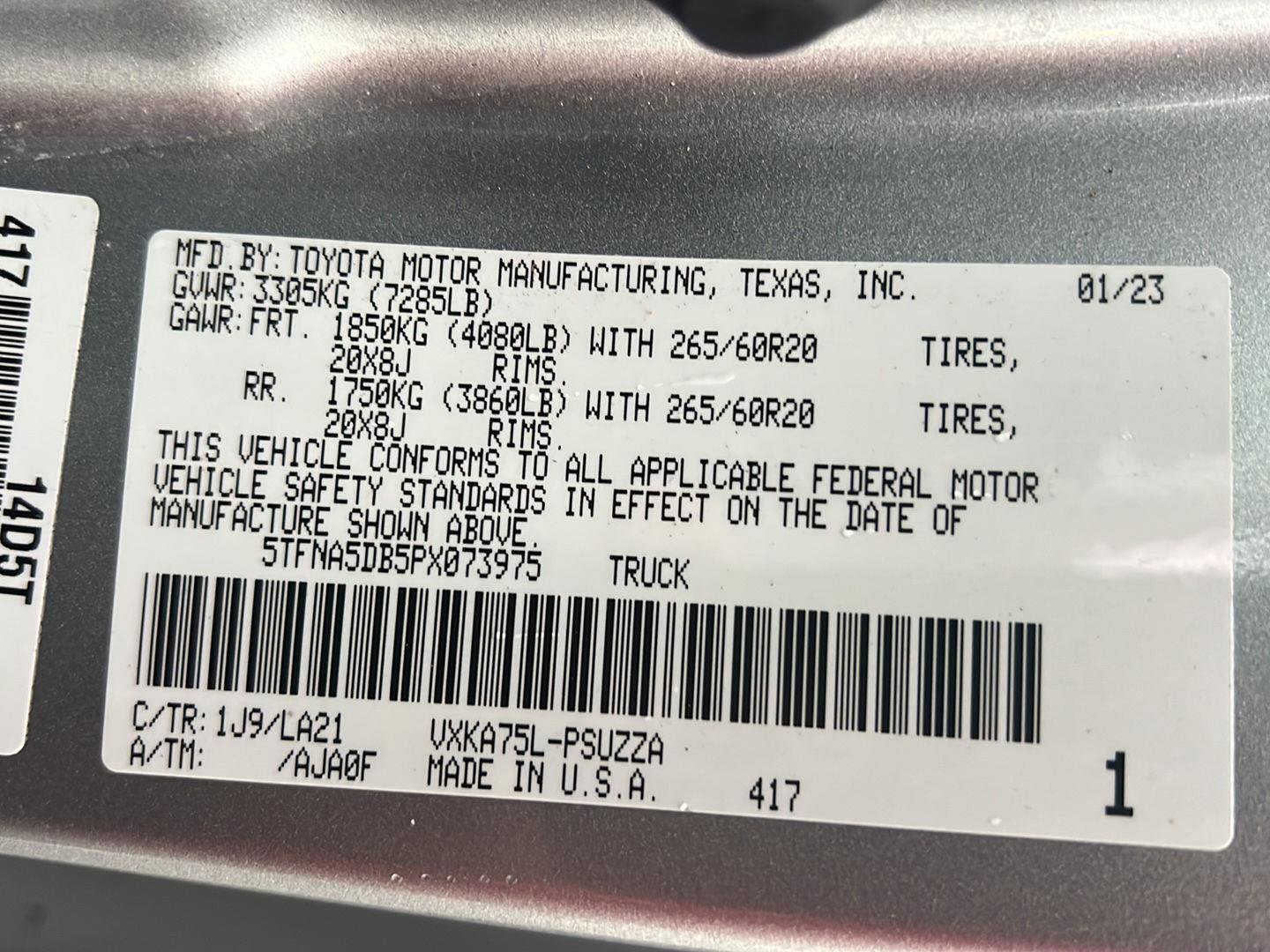 Used 2023 Toyota Tundra Platinum image 46