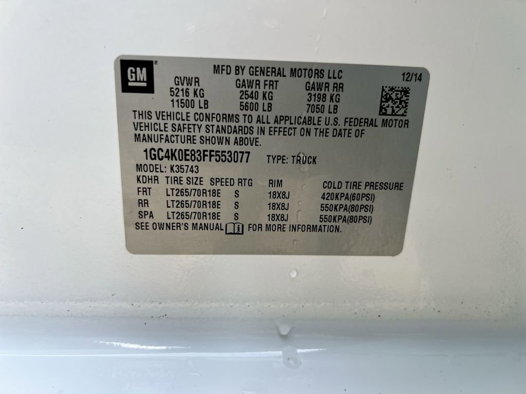 Used 2015 Chevrolet Silverado 3500 LTZ w/ Duramax Plus Package image 26