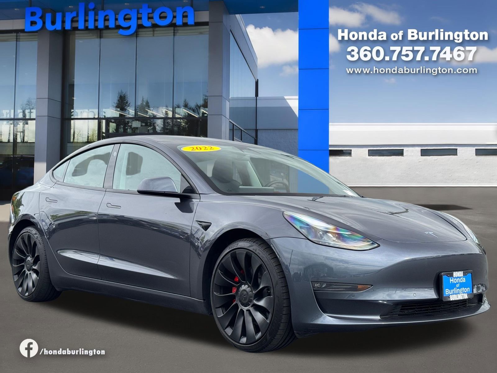 Used 2022 Tesla Model 3 Performance AWD/4WD image 8