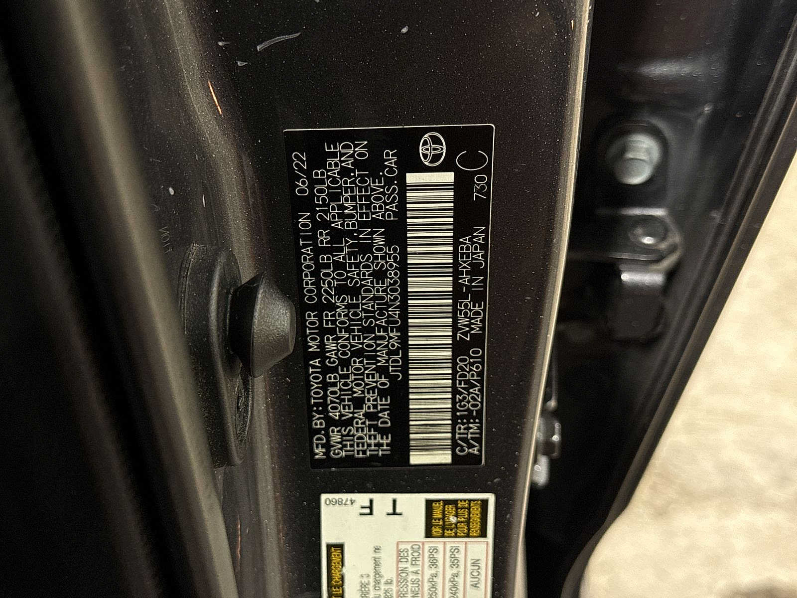 Used 2022 Toyota Prius LE AWD/4WD image 14