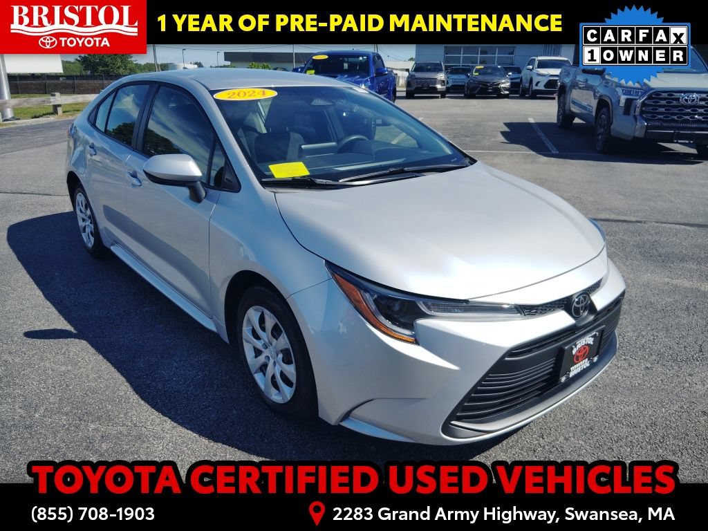 Certified 2024 Toyota Corolla LE FWD image 1
