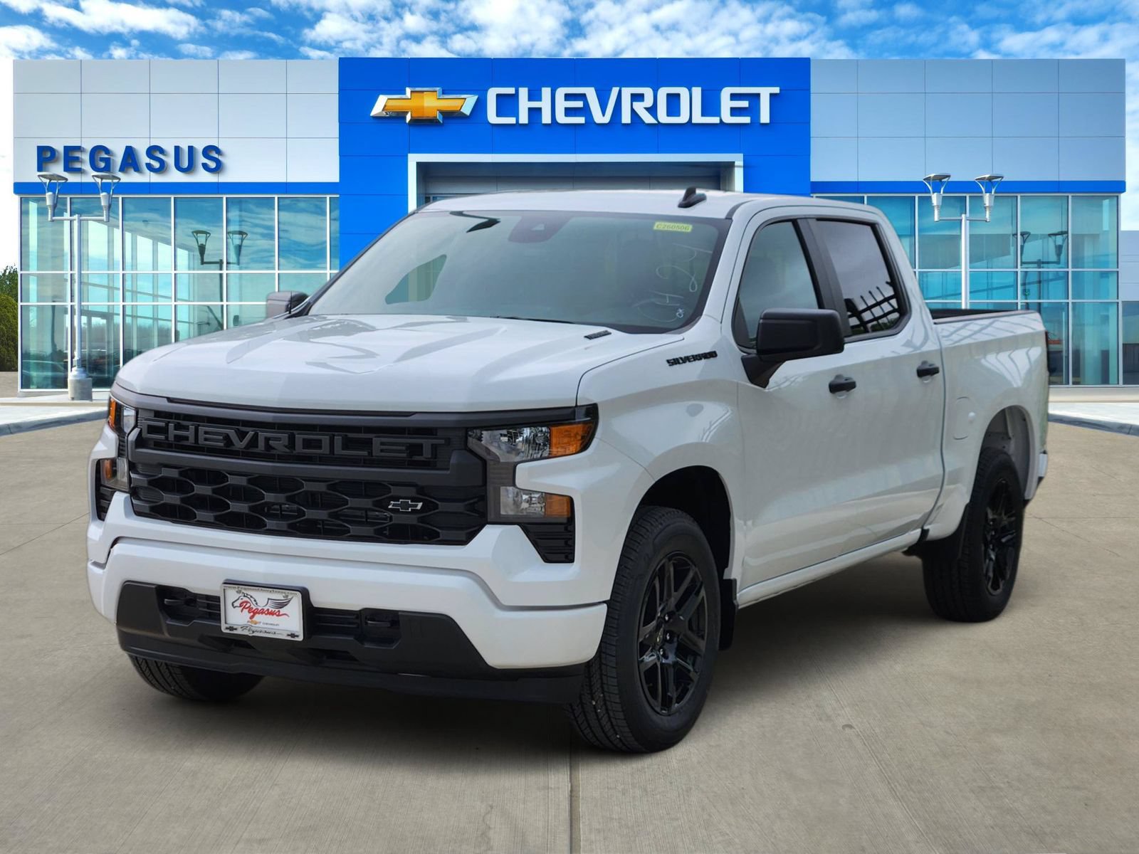 New 2026 Chevrolet Silverado 1500 Custom w/ LPO, Dark Essentials Package RWD image 2