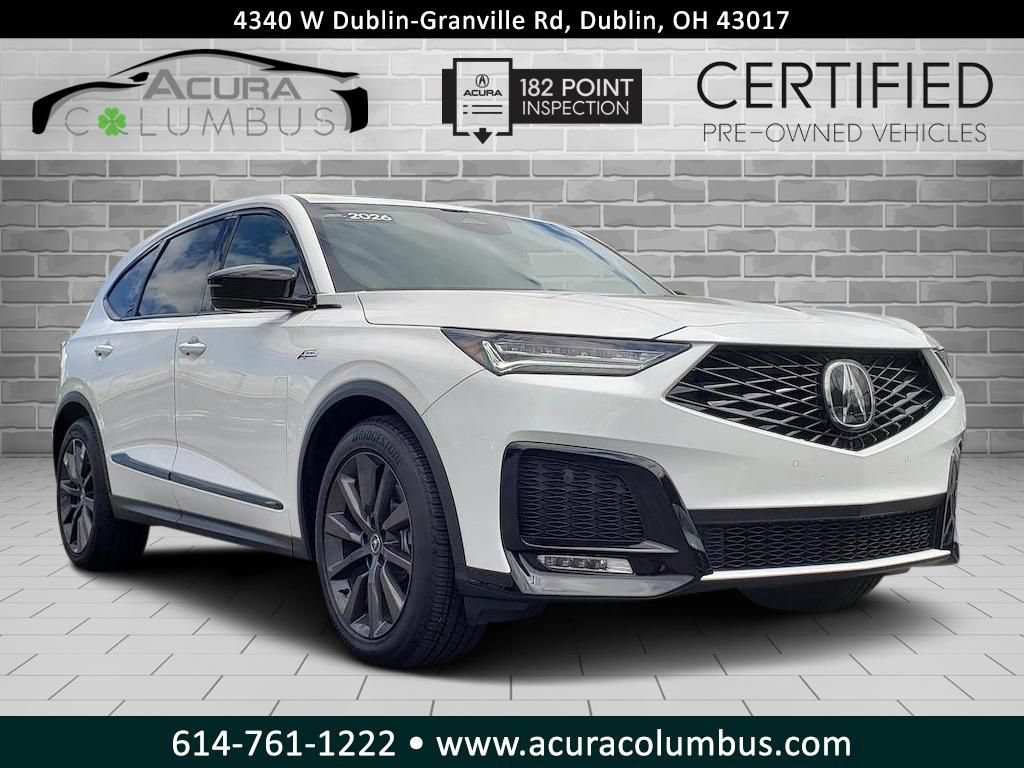 Certified 2026 Acura MDX A-Spec AWD/4WD image 1