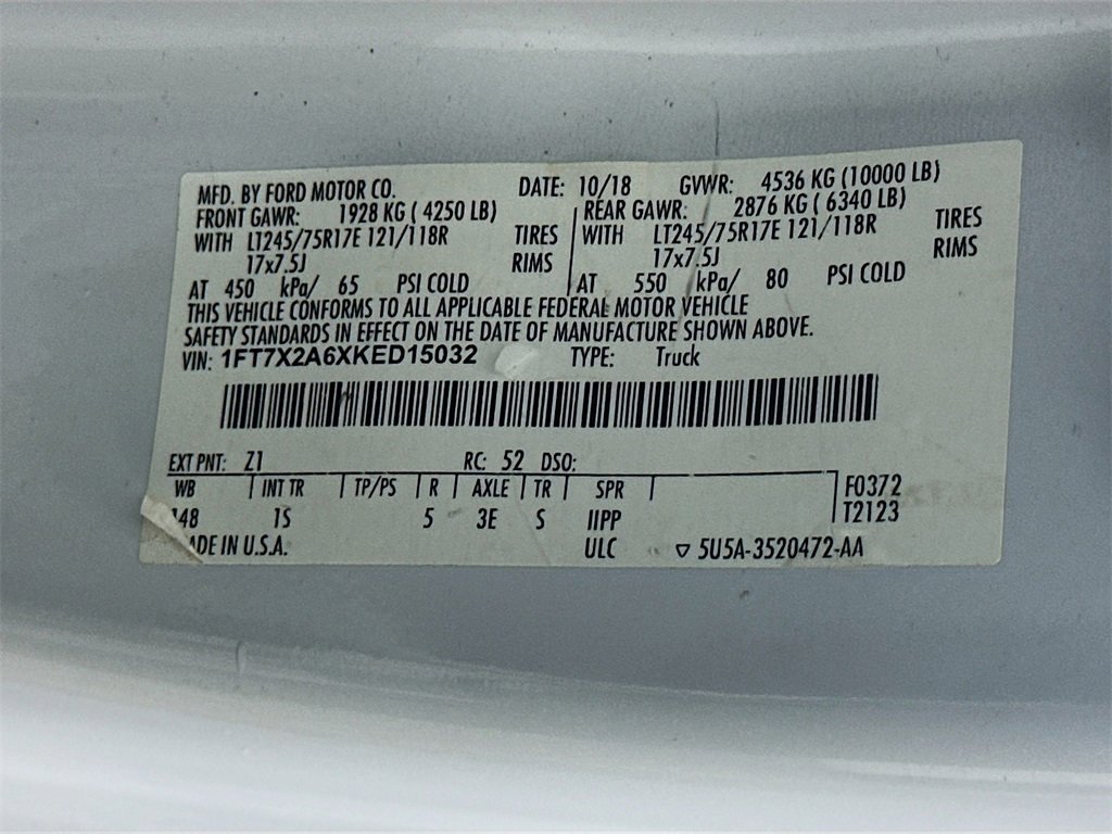 Used 2019 Ford F250 XL w/ XL Value Package image 33