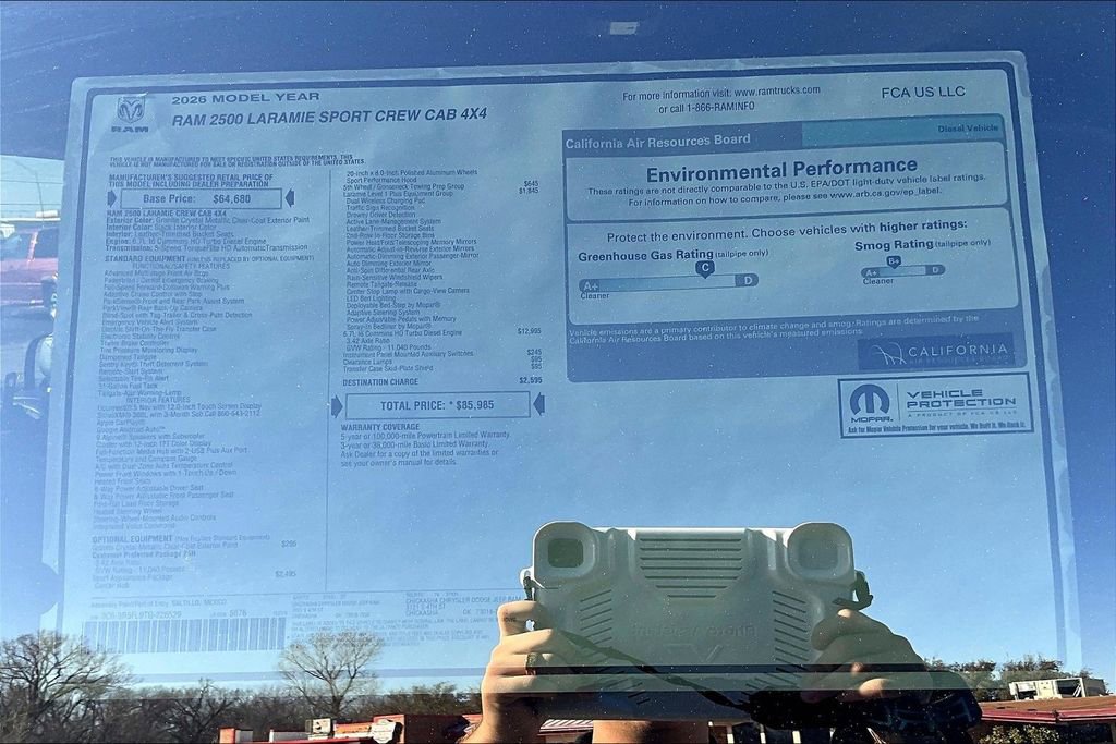 New 2026 RAM 2500 Laramie w/ Sport Appearance Package image 13