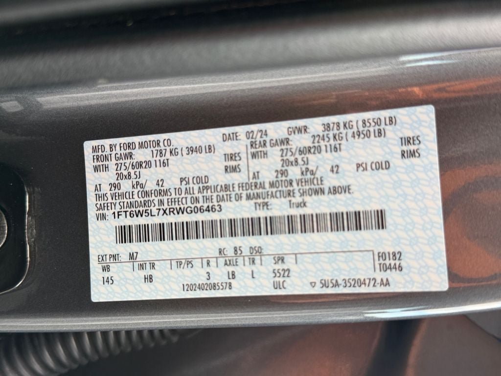 Used 2024 Ford F150 Lightning Lariat AWD/4WD image 36