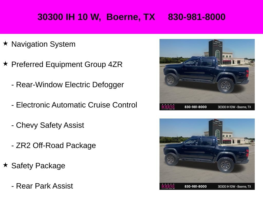 Used 2024 Chevrolet Colorado ZR2 w/ Safety Package AWD/4WD image 10