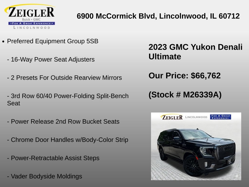 Used 2023 GMC Yukon Denali Ultimate AWD/4WD image 6