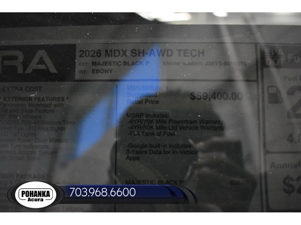 New 2026 Acura MDX w/ Technology Package AWD/4WD image 40