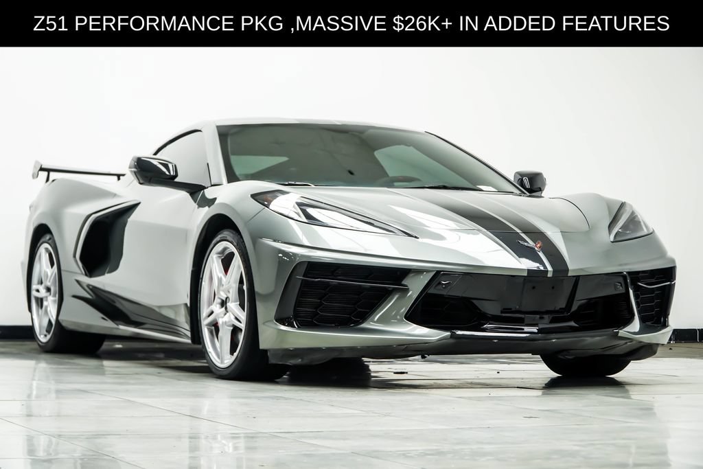 Used 2022 Chevrolet Corvette Stingray Premium Cpe w/ Z51 Performance Package RWD image 4