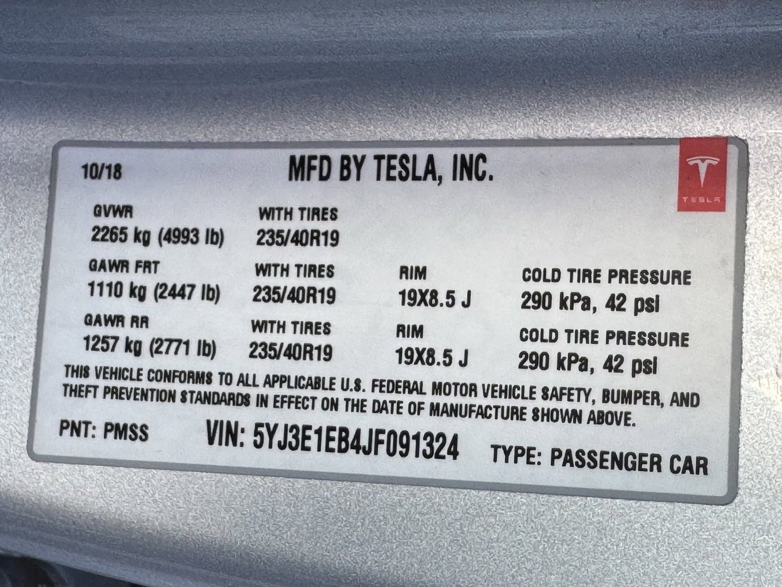 Used 2018 Tesla Model 3 Long Range image 23