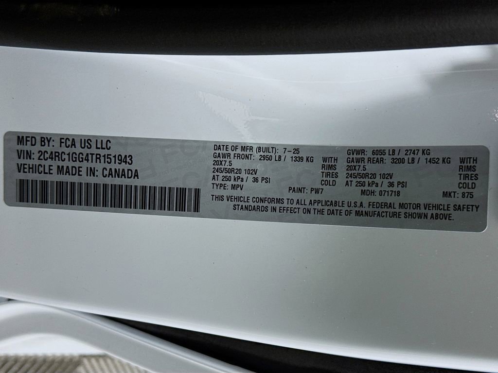 Used 2026 Chrysler Pacifica Limited w/ S Appearance Package image 34