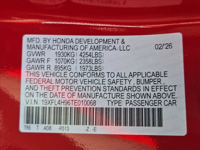 Certified 2026 Honda Civic Sport Touring image 25
