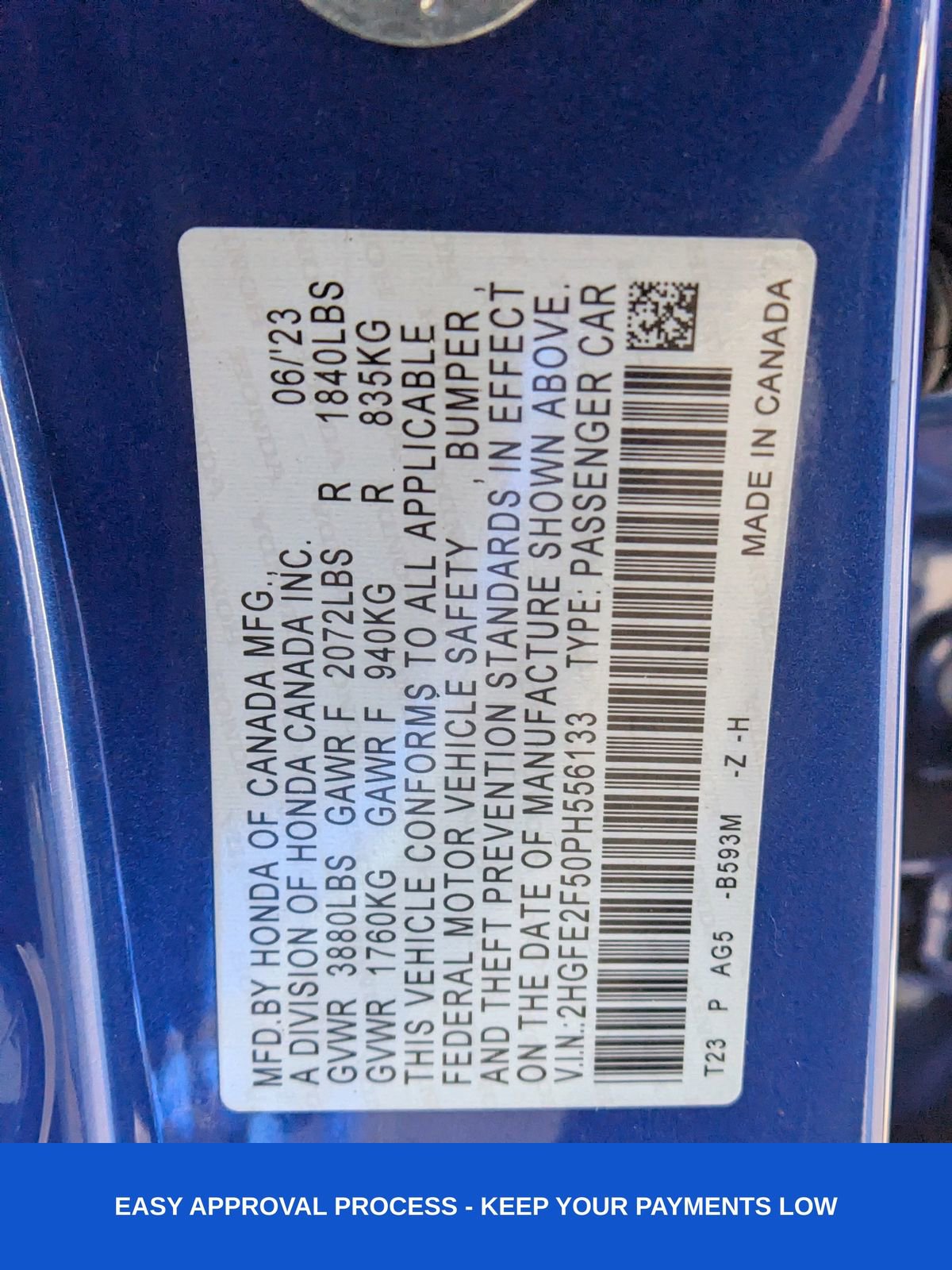 Used 2023 Honda Civic Sport image 20