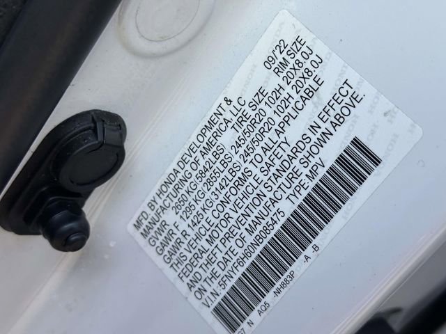 Certified 2022 Honda Pilot Touring image 14